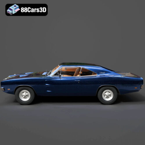 Dodge Charger RT 1969 3D Model