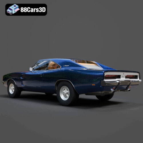 Dodge Charger RT 1969 3D Model