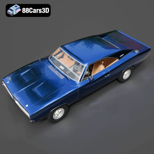 Dodge Charger RT 1969 3D Model