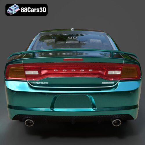 Dodge Charger SRT8-004 Dodge Charger SRT8 3D Model