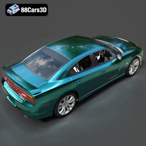 Dodge Charger SRT8-005 Dodge Charger SRT8 3D Model