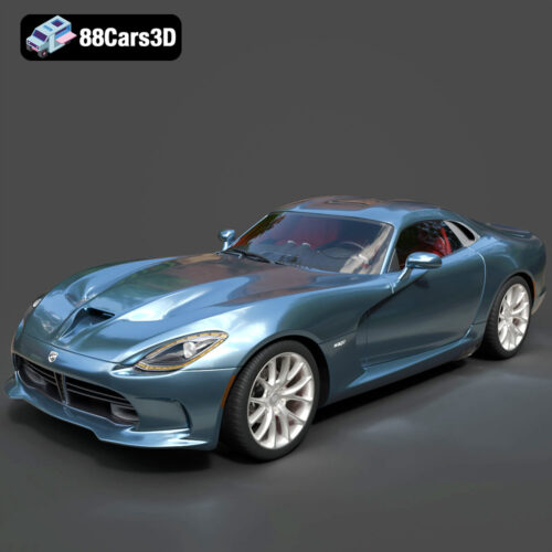 Dodge Viper GTS 2013 3D Model