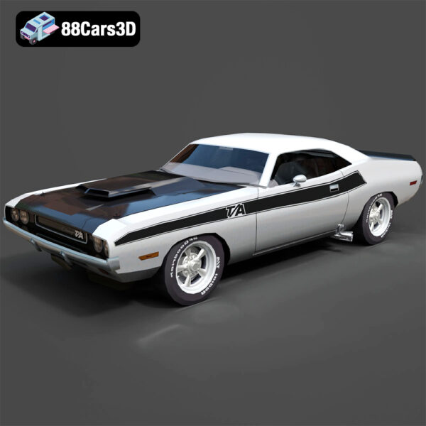 Dodge Challenger TA 1970 3D Model
