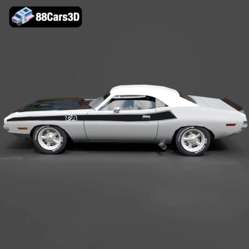 Dodge Challenger TA 1970 3D Model