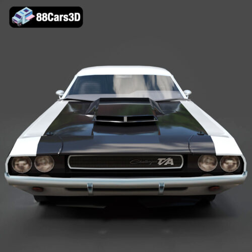 Dodge Challenger TA 1970 3D Model