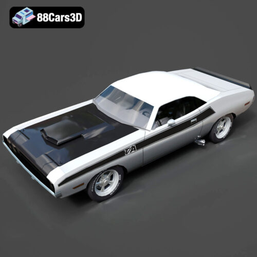 Dodge Challenger TA 1970 3D Model