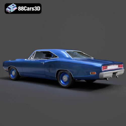 Dodge Coronet Super Bee 1970 3D Model