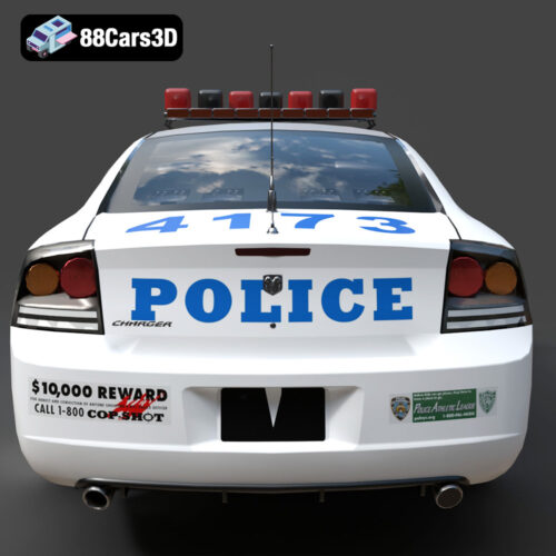 Dodge Charger Police NYPD 3D Model