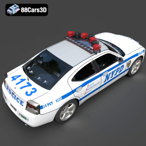 Dodge Charger Police NYPD 3D Model