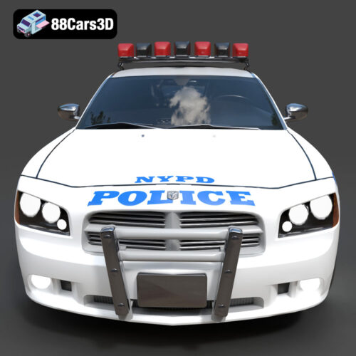 Dodge Charger Police NYPD 3D Model