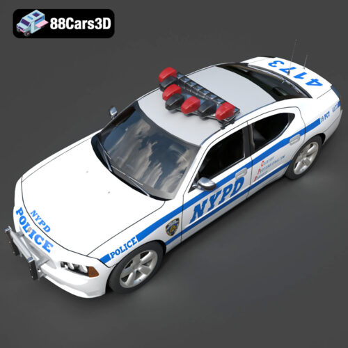 Dodge Charger Police NYPD 3D Model