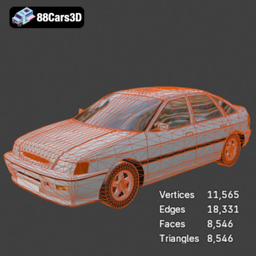 Ford Escort 3D Model