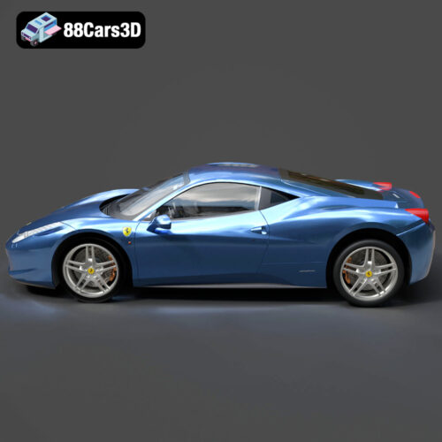 FERRARI -002 Ferrari 458 3D Model