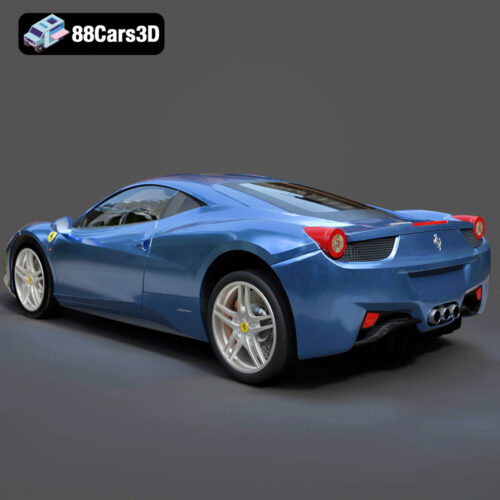 FERRARI -003 Ferrari 458 3D Model
