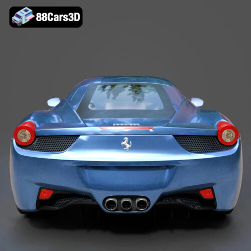 FERRARI -004 Ferrari 458 3D Model