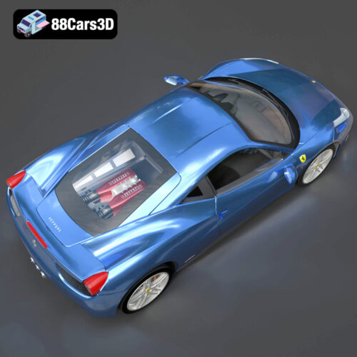 FERRARI -005 Ferrari 458 3D Model
