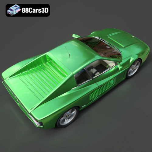 Ferrari 512 TR Testarossa 3D Model