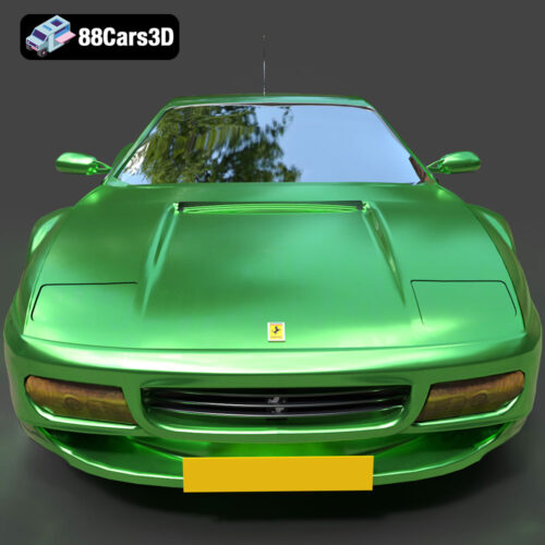 Ferrari 512 TR Testarossa 3D Model
