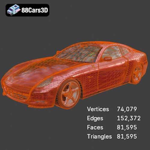 Ferrari 612 Scaglietti 3D Model