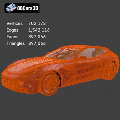 Ferrari FF 2012 3D Model