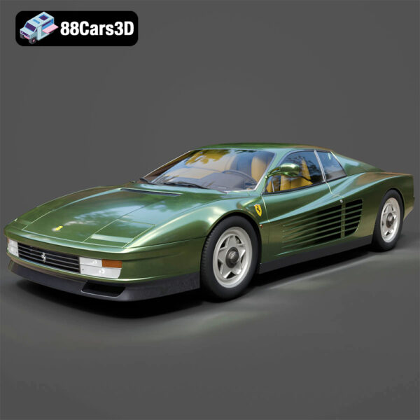 Ferrari Testarossa 3D Model