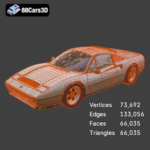 Ferrari 328 GTS 3D Model