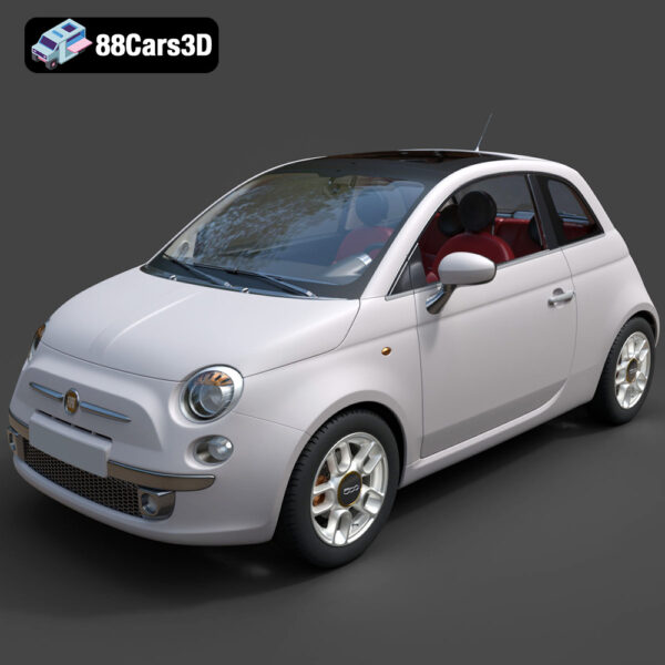 Fiat 500 3D Model