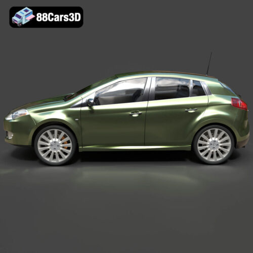 Fiat Bravo-002 Fiat Bravo 3D Model