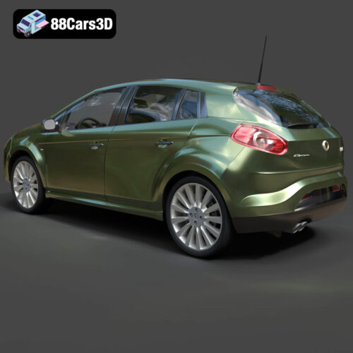 Fiat Bravo-003 Fiat Bravo 3D Model