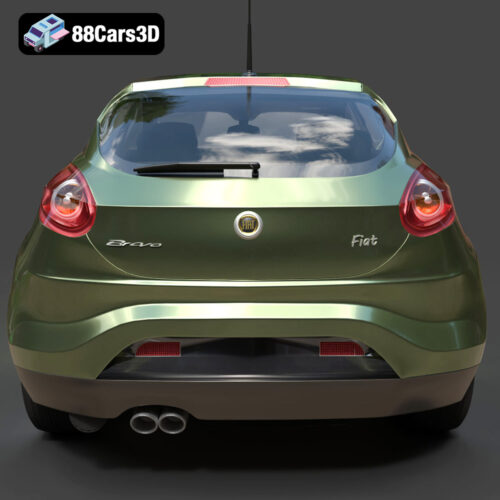 Fiat Bravo-004 Fiat Bravo 3D Model