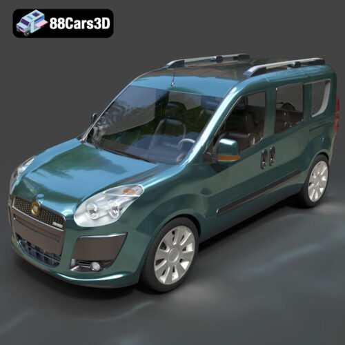 Fiat Doblo 2010 3D Model