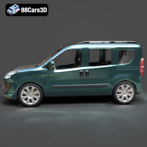 Fiat Doblo 2010 3D Model