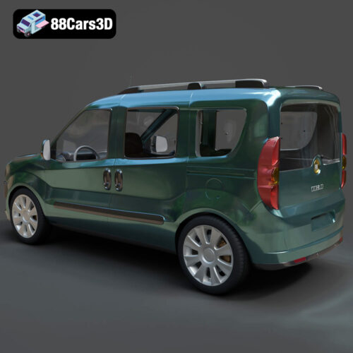 Fiat Doblo 2010 3D Model