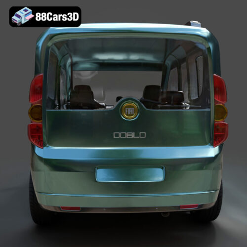 Fiat Doblo 2010 3D Model