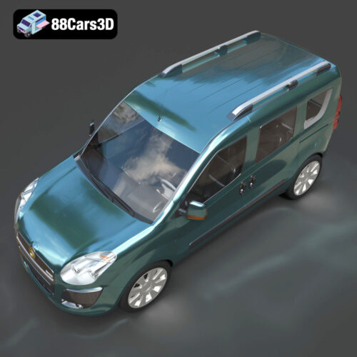 Fiat Doblo 2010 3D Model