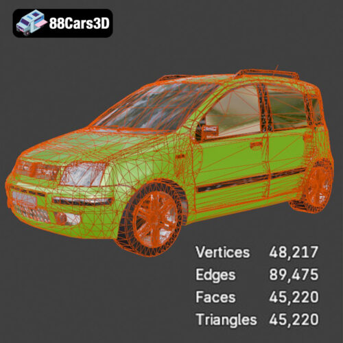Fiat Panda 3D Model