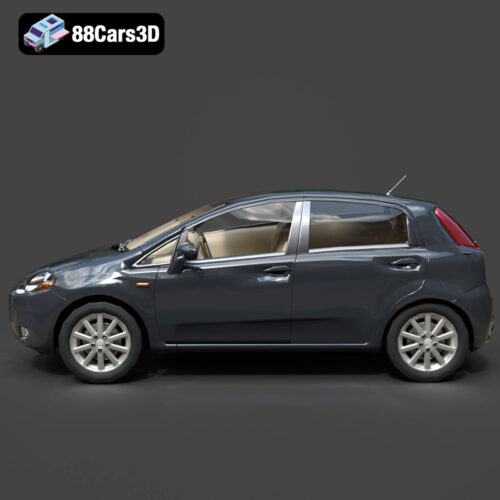 Fiat Punto-002 Fiat Punto 3D Model