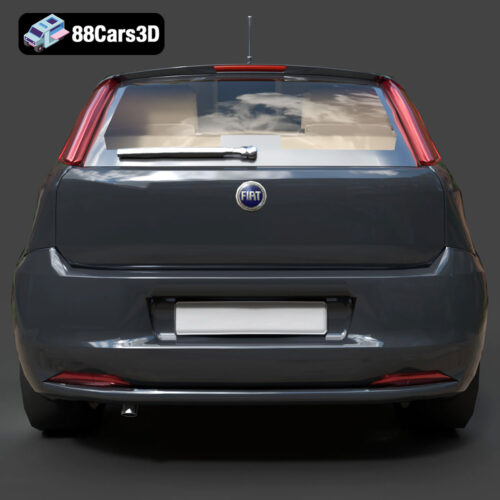 Fiat Punto-004 Fiat Punto 3D Model