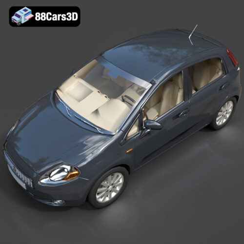Fiat Punto-007 Fiat Punto 3D Model