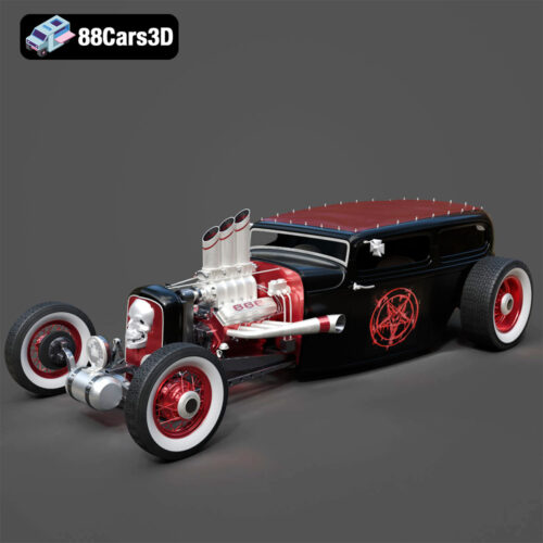 Ford 1929 Devils Car 3D Model