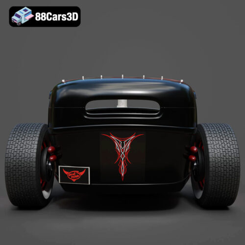 Ford 1929 Devils Car 3D Model