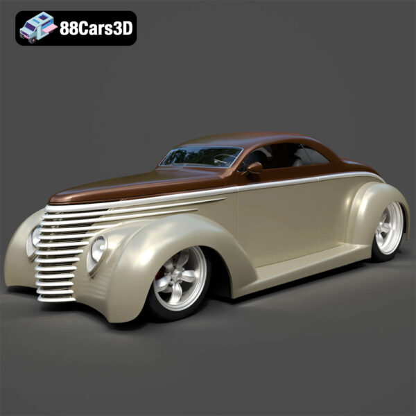 Ford Deluxe Coupe Hot Rod 3D Model