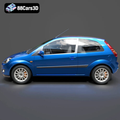 Ford Fiesta 2005 3D Model