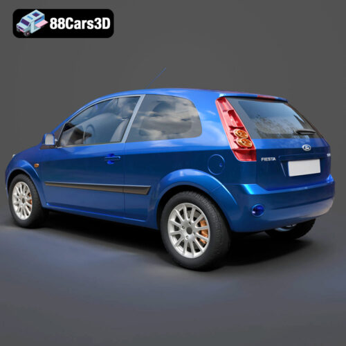 Ford Fiesta 2005 3D Model