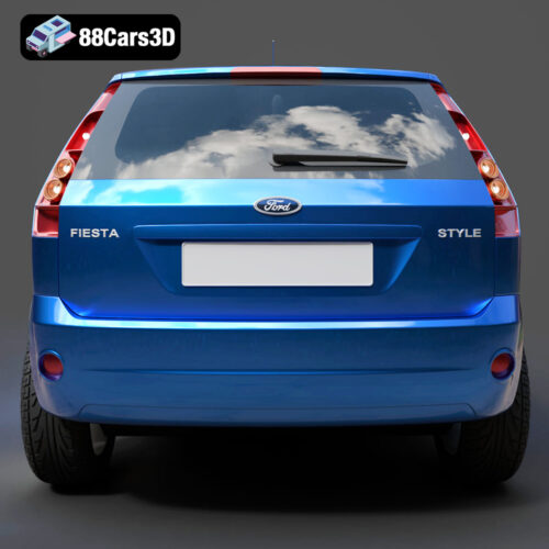 Ford Fiesta 2005 3D Model