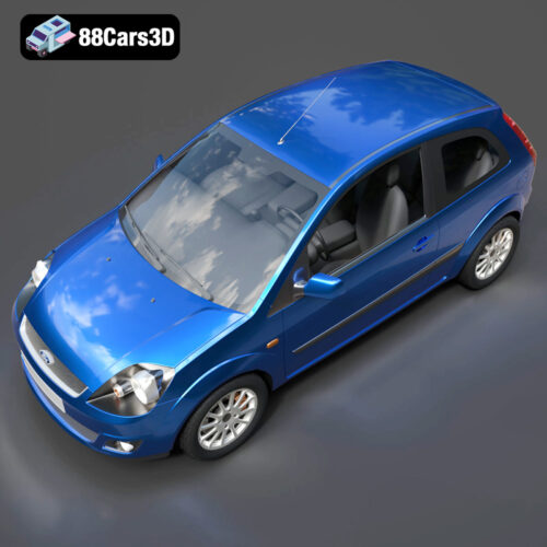 Ford Fiesta 2005 3D Model