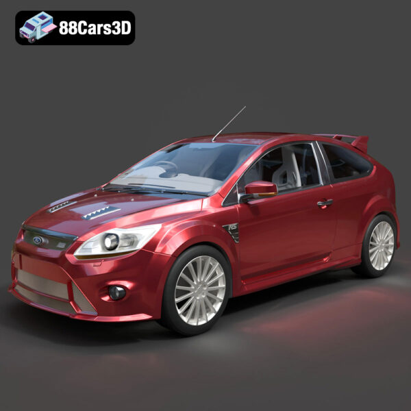Ford Focus RS 2009 3D Model
