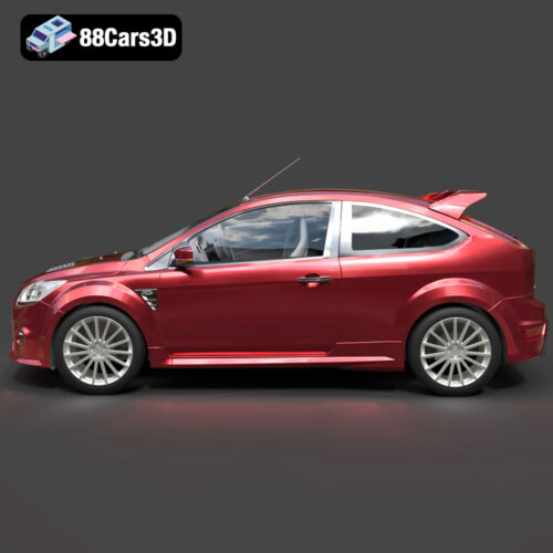 Ford Focus RS 2009 3D Model