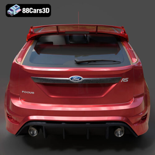 Ford Focus RS 2009 3D Model