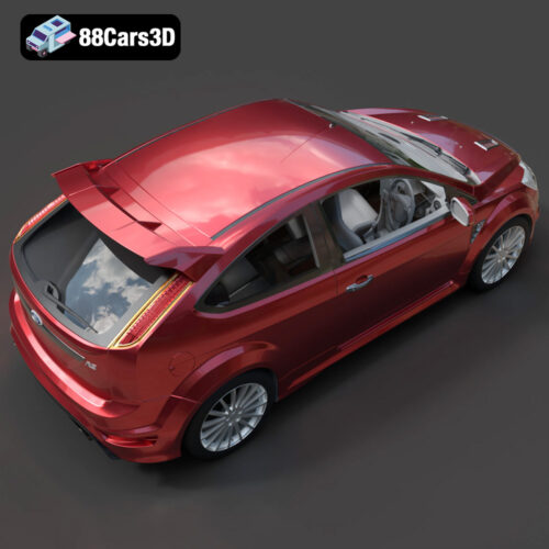 Ford Focus RS 2009 3D Model